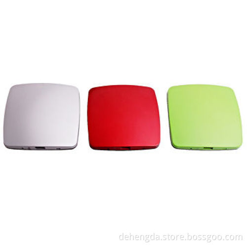 Five Colors 3,000mAh Polymer Cell Solar Power Bank for Samsung, HTC